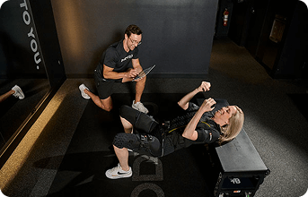 Individual exercising at BODY20